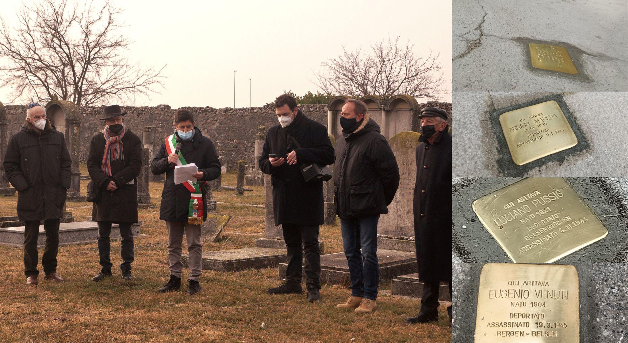 Immagine per Deportati e mai più tornati, Gradisca svela quattro Stolpersteine 